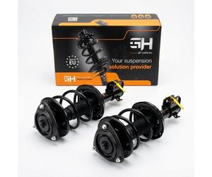 2x Completo Amortiguador Puntal Juego Delantero para Subaru Legacy IV Bl 03- 3.0