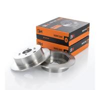 2x Completo Discos de Freno Traseros para Hyundai Accent, Getz, I20, Kia Rio II