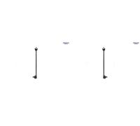 2x Conectores de estabilizador SIDEM Parte delantera I+D para BMW 3 E90, 3 E91,