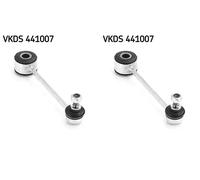 2x Conectores de estabilizador SKF Parte trasera I+D para AUDI, SEAT, VW A3 8L,