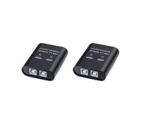 2X Conmutador USB de 2 Puertos HUB USB Manual Dos Computadoras Comparten Dispositivo de Impresora de Disco U Dos en Una Salida Compartidor USB 2.0