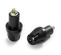 2x Contrapesos Universales Perillas Manillar Aluminio Moto Scooter Negro