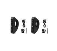 2X Control Remoto Inalámbrico para Cascos de Motocicleta Control del Manillar Teclado Control Remoto Conexión Al Teléfono Celular