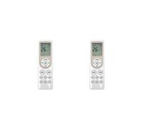 2X Control Remoto RD1A4 para Aires Acondicionados para AQUA THERMAL, para Airton, para , para METZ, para TADIRAN, para Akai, para ClimaMania y