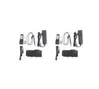 2X Controlador de Actuador Lineal Eléctrico, Kit de Control Remoto Inalámbrico con Cable de 1 A 2 Canales para Actuadores de Motor/Lineales, Enchufe