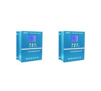 2X Controlador de Carga Solar MPPT de 80A 12V 24V 36V 48V System de Batería Automático, Regulador de Panel Solar Fotovoltaico