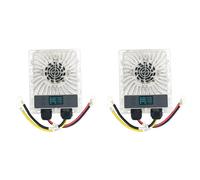 2X Controlador de Carga Solar MPPT Reductor de 600 W con Salida de 10-30 V/17-85 V. Controlador Inteligente de Recarga de Temperatura Solar.