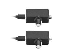 2X Controlador Velocidad del Motor CC con Regulación Velocidad del Ventilador 4 Pines y 12 V Modulación por Ancho Pulso PWM Interruptor Control del