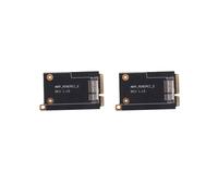 2X Convertidor Adaptador PCI-E Express Tarjeta PCI-E de 52 Pines para Broadcom BCM94360CD BCM943602CS BCM94360CS2 BCM94331CD BCM943224P