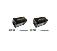 2X Convertidor de Fuente de Señal CVBS/TVI/AHD/CVI 1080P de Cámara Analógica A IP, Protocolo ONVIF RTSP TCP/IP, Salida RJ45 para NVR POE