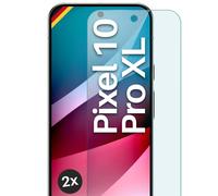 2x Cristal Real para Google Pixel 10 Pro XL Lámina Blindada Móvil Protector P...