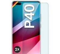 2x Cristal Real para Huawei P40 Lámina Blindada Móvil Cristal Templado Protec...