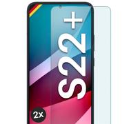 2x Cristal Real para Samsung Galaxy S22 Plus Lámina Blindada Móvil Protector ...
