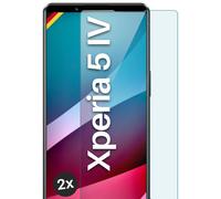 2x Cristal Real para Sony Xperia 5 IV Lámina Blindada Vidrio Templado Protect...
