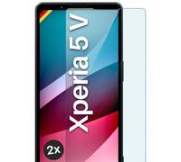 2x Cristal Real para Sony Xperia 5 V Lámina Blindada HD Cristal Templado Prot...