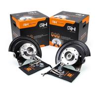 2x Cruce completo Delantero Derecho+Izquierdo GH-283997H/V