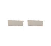 2X Cubierta de Espejo de Tocador para Parasol de Coche LR063682 para Sport Evoque 4 Beige