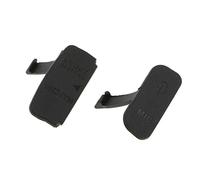 2X Cubierta de Goma de Interfaz Compatible con Canon EOS 600D Tapa de Puerto USB Protector de Tapa de Puerta de Piel Pieza de reparación de Material plástico Accesorio de cámara