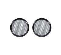 2X Cubierta de Rejilla de Altavoz de Agudos de Aluminio para Automóvil, 6,5 Pulgadas, Rejilla de Malla Metálica Completa para Mejora de Audio, Color