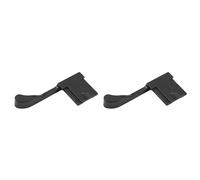 2X Cubierta MetáLica de Zapato Caliente Agarre Del Pulgar para X100F X100T X70 X-E3 X-A1 X-A2 Negro