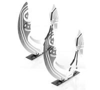 2x Cubierta Metálica Delant. para BMW 3er E90,E91 2005-2013,1er E87,E88