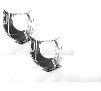 2x Cubierta Metálica Delantero Derecho E Izquierdo para BMW 5er E60 2003-2010