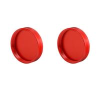 2X Cubierta Protectora de Tapa Antipolvo para Lente de Telescopio Totalmente MetáLica M42X0.75Mm para AstrofotografíA Roja