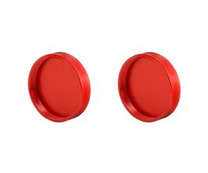 2X Cubierta Protectora de Tapa Antipolvo para Lente de Telescopio Totalmente MetáLica M42X0.75Mm para AstrofotografíA Roja
