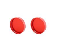 2X Cubierta Protectora de Tapa Antipolvo para Lente de Telescopio Totalmente MetáLica M48X0.75Mm para Astrofotografía Roja