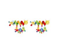 2X Cute Activity Spiral Crib Stroller Asiento de Coche Travel Hanging Toys Baby Rattles Toy