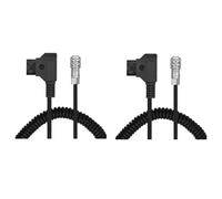 2X D-Tap A BMPCC 4K Cable de Alimentación de Bloqueo de 2 Pines para Blackmagic Pocket Cinema Camera 4K