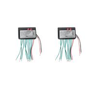2X DC12V-24V Controlador de Luz Led de Tira Salto de Agua Ráfaga de Flash Signo Caballo Palabra Luminosa Caja de Luz Expuesta RGB Controler 9CH