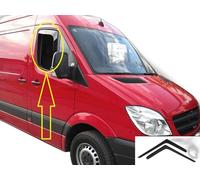 2X Deflectores de Aire V W Crafter 2006-2017 Mercedes Sprinter 2006-2018 Derivabrisas Ajuste Interior protección Sol Lluvia Nieve Viento
