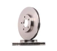 2x DELPHI Disco de freno Delantero Ø278mm Altura: 44,5mm Espesor: 24mm ventilado BG3826