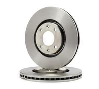 2x DELPHI Disco de freno Delantero Ø283mm Altura: 34,2mm Espesor: 26mm ventilado BG3622