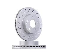 2x DELPHI Disco de freno Delantero Ø295mm Altura: 64,5mm Espesor: 28mm ventilado perforado BG4142C