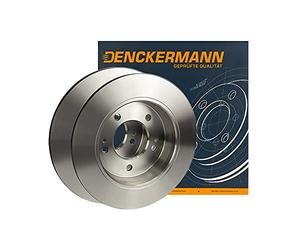 2x DENCKERMANN Disco de freno Trasero Ø262mm Altura: 45mm Espesor: 10mm Corona de Agujeros - Ø: 114,3mm macizo B130700