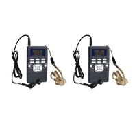 2X Digital Fm Radio Mini Speaker Portable Receiver Display Single Band