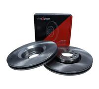 2x Disco de freno Eje delantero ventilado 19-1318 MAXGEAR para CADILLAC SAAB