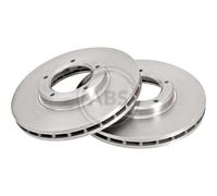 2x Disco de Freno Ø257mm Delant. Ventilado para VW Taro Hilux V Pick-Up 2.4 D