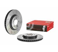 2X Disco De Freno Ø370Mm Trasero Ventilado Para Mercedes-Benz G-Clase A M G