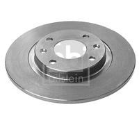 2x Disco de freno Eje delantero macizo 10317 FEBI BILSTEIN para CITROËN PEUGEOT