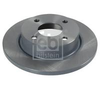 2x Disco de freno Eje delantero macizo 10630 FEBI BILSTEIN para NISSAN MICRA II