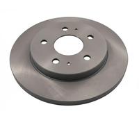 2x Disco de freno Eje delantero macizo 108547 FEBI BILSTEIN para DAIHATSU TERIOS