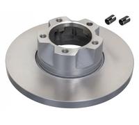 2x Disco de freno Eje delantero macizo 11393 FEBI BILSTEIN para VW