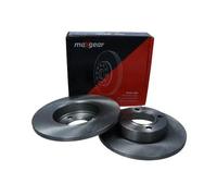 2x Disco de freno Eje delantero macizo 19-0778 MAXGEAR para AUDI 80 B3 Sedán