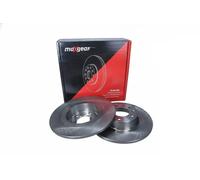 2x Disco de freno Eje delantero macizo 19-3552 MAXGEAR para PEUGEOT 407 Coupé