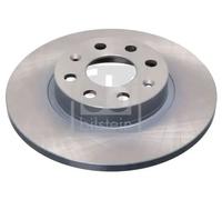 2x Disco de freno Eje delantero macizo 43919 FEBI BILSTEIN para FIAT OPEL