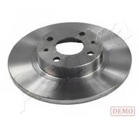 2x Disco de freno Eje delantero macizo 60-00-0225C ASHIKA