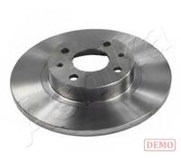 2x Disco de freno Eje delantero macizo 60-00-0225C ASHIKA